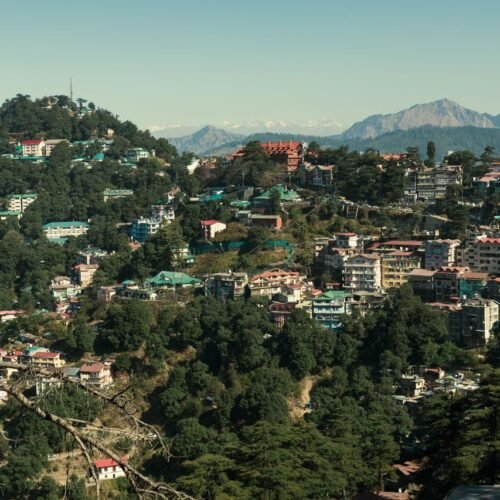 shimla areal view image